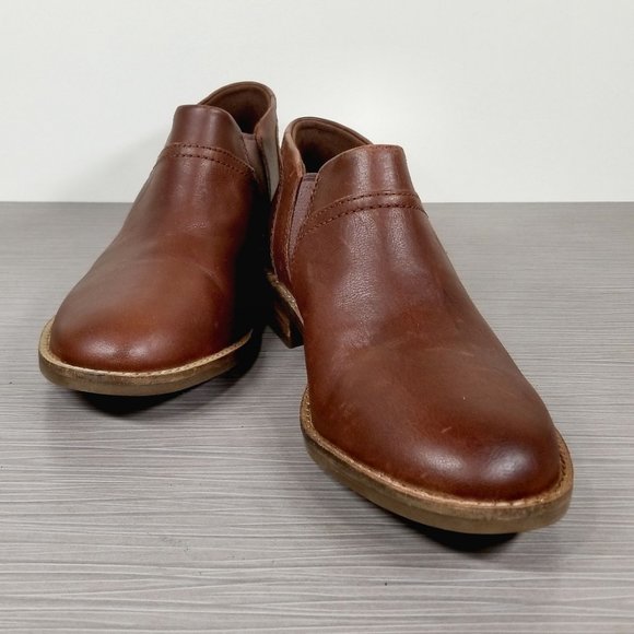Clark's Camzin Slip On Bootie, Brown Leather, Womens Sizes 6.5 & 7 - Picture 4 of 9